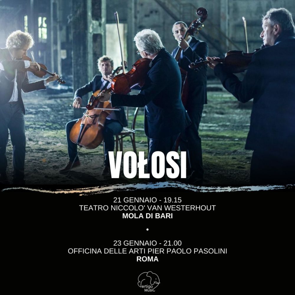 Tornano in Italia, per due concerti i VOLOSI